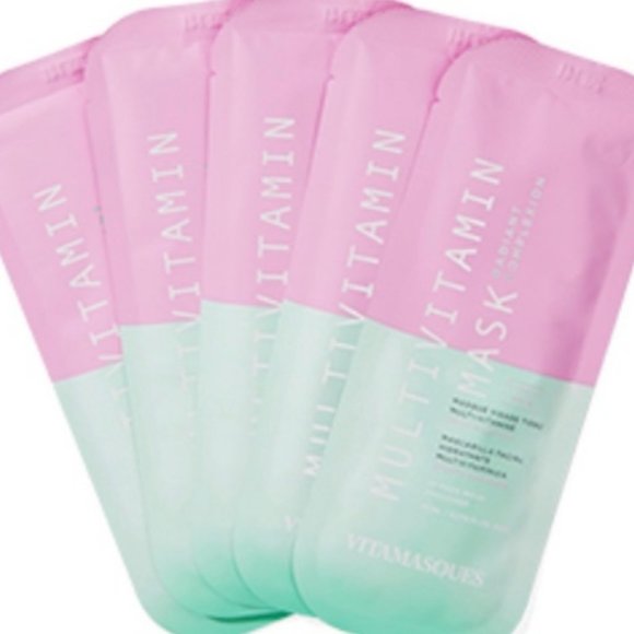 Vitamasques Multivitamin Mask Set of 5 - New! - Picture 3 of 3